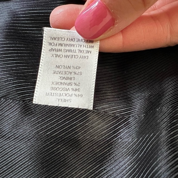 WHITE HOUSE BLACK MARKET Blazer Jacket Gray Black Size 4 - Picture 5 of 6